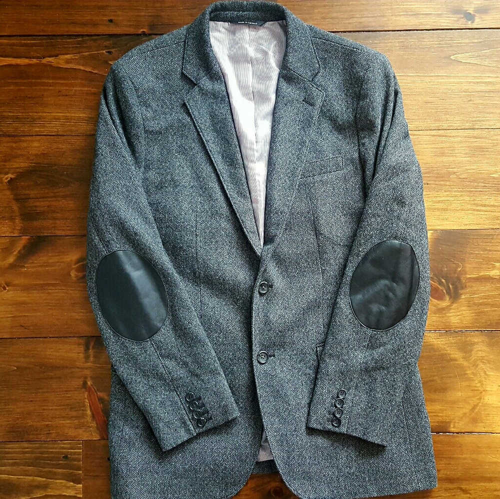 Banana Republic 42L Blazer Jacket Elbow Pads